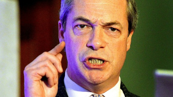 UKIP leader Nigel Farage